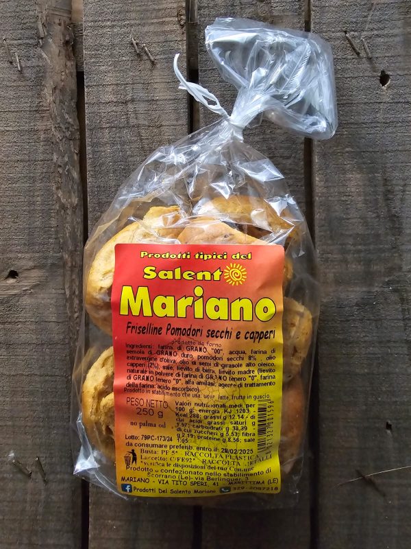 Friselline Dried Tomatoes and Capers from Salento - 250 g