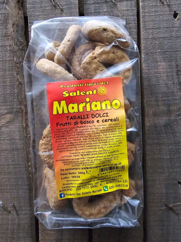 Taralli Frutti Di Bosco e Cereali - 300 g