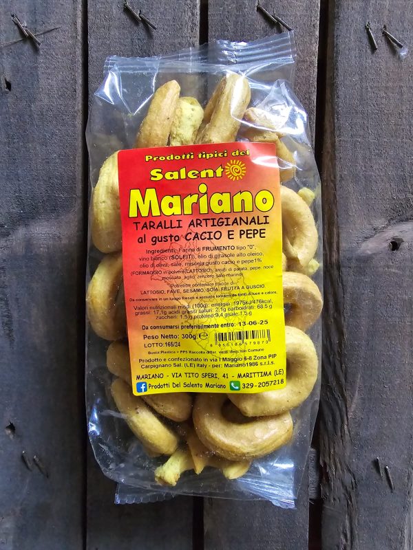 Taralli Cacio e Pepe - 300 g
