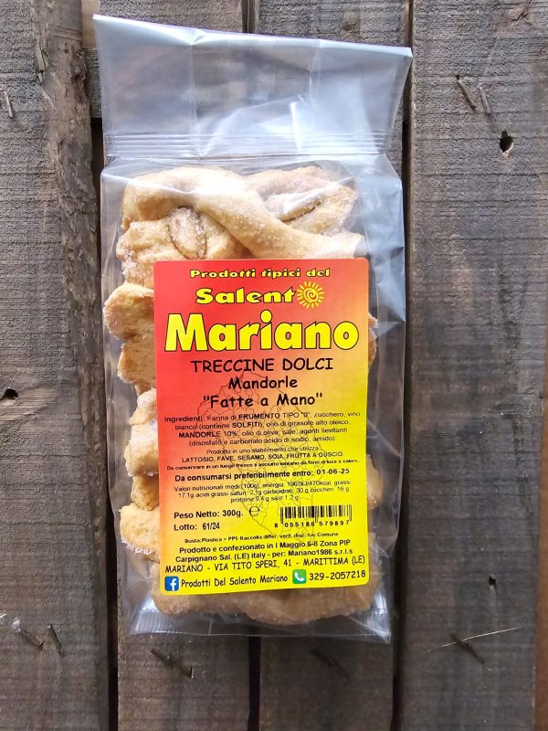 Treccine alle Mandorle - 300 g